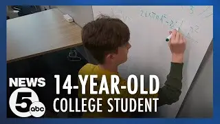 He's the youngest full-time student in university's history