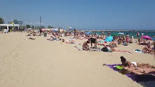 4k Barcelona | Beach Walk