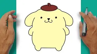 Как нарисовать помпомпурин легко и поэтапно | Sanrio