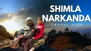 Unveiling Himachal: Scooty Rides 🛵, Trains 🚂 & High Peaks ⛰️ #shimla #narkanda