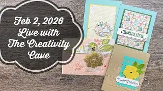 Feb 2, 2026 LIVE with The Creativity Cave!!!