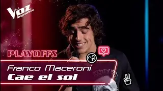 #TeamLali: Franco Maceroni - &ldquo;Cae el sol&rdquo; - Playoffs - La Voz Argentina 2021