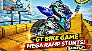 GT Bike Game Mega Ramp Stunts | Extreme Bike Racing Gameplay 2026