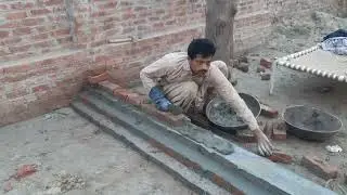 Low cost home Foundation || Technique Building Traditional Foundations Steel Beam In Brick Form work