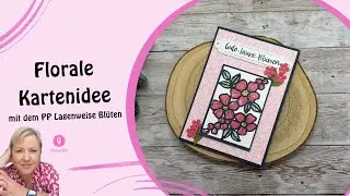 🔴 Florale Kartenidee | Lagenweise Blüten | Stampin' Up!