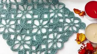 Эта модель отличного 🌼 вязания крючком мотива этол шаль, жилет, бегун, модель сумки