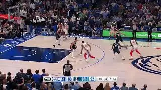 Cam Thomas buries a huge triple to cut the deficit to 1 with just over 24 secs left