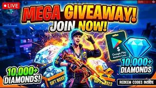 FREE FIRE LIVE REDEEM CODE GIVEAWAY #shorts #freefire#shortlive#newevents