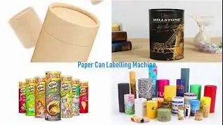 Full Automatic Paper Can/Paper Tubes Labelling Machine/Paper Can Labeller