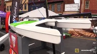2017 UFO Foiling Sail Catamaran - Walkaround - 2017 Annapolis Sail Boat Show