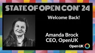 Welcome back | Amanda Brock | SOOCon24 Plenaries