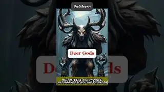 The Deer Gods: Mystical Beasts of Ancient Legends! ⚡#shorts#aiart#digitalart
