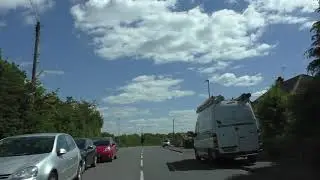 Driving On Tudor Way, Oldbury Road, Comer Gardens & Fern Road, Worcester, England