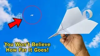 How to Make a Paper Airplane &ldquo;Sky Spear&rdquo; | Easy Origami Plane that Flies Far