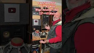 GIANT Vintage Bass vs. TINY Modern Bass Speaker