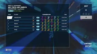 Redout 2 - A League - Gozu E.S.C. Extravaganza - Neo Tokyo: Neo Shibuya R - Qualifications