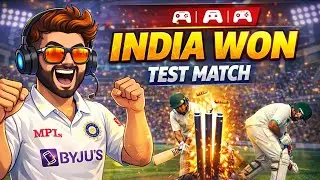 INDIA WON 🔥 | IND vs PAK TEST MATCH | FINAL RESULT | Dream Cricket 