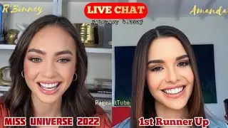 Catching Up with R’Bonney Gabriel:Miss Universe 2022 & Amanda Dudamel :1st Runner Up -Feb 4,2023