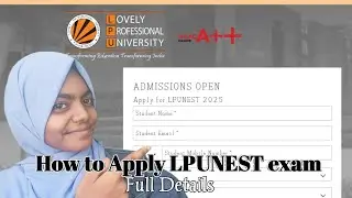 How to apply LPUNEST exam Full details in tamil