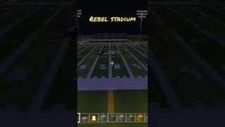 Rebel stadium in Minecraft #minecraft #staduim #football #minecraftstadium