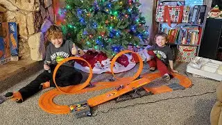 Hot Wheels Slot car track - SEE PART 2 on our channel