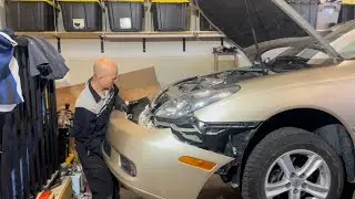 Инструкции по снятию и установке накладки переднего бампера Lexus ES300 ES330 2002-2006 гг.