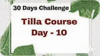 Tilla Class Day 10 | Teereh Design Kaise Banaye| How To Make Leafs Design| Learn Tilla Online