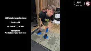 Child Frustration Intervention Training: Thrusters, Lily Pad Race, Fighting Sticks: Pool Noodle