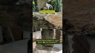 ORDER 24 INCH, 60 KG NATURAL GREEN ROCK BIRDBATH FOUNTAIN #shorts #youtubeshorts #ytshorts