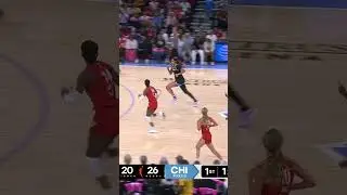 Caitlin Clark Threads the Needle to Temi Fagbenle at Chicago Sky | Indiana Fever