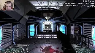 Прохождение с кастомизацией мода Event Horizon 1.2 для игры DOOM 3 на уровне сложности g_skill 2
