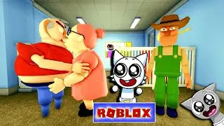 Малышка Венда против тайной истории любви - Злой дедушка 💗 Бабушка Барра #roblox #obby