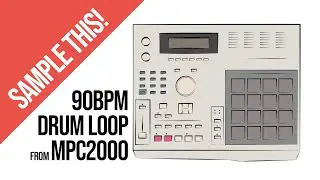 90BPM Hip Hop Oldschool Drums From MPC 2000