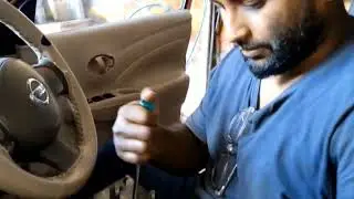 Nissan Micra AC control panel repair