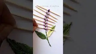 Most Beautiful Hand Embroidery Flower #shorts #trending #viral #foryou #video #ytshorts #trend