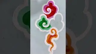 Creative#Tibetan#Clouds#art#satisfying#paint your wall