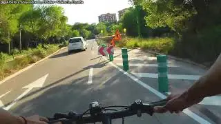 Daily cycling vlog, bike riding mountain bike Albufera forest Valencia Spain