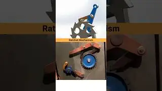 Ratchet Mechanism 😍❤️ #cadcam #mechanical #engineering #mechanism #3ddesign #solidworks