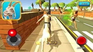 Frenzy Wild Goat Sim Rampage - IOS Gameplay |Newbie Gaming