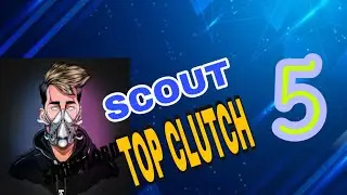 SCOUT TOP FIVE CLUTCHES PUBG MOBILE/FNATIC SCOUT BEST CLUTCH PIBG MOBILE