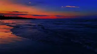 Gentle Ocean Waves Sound for Deep Night Sleep | Ocean Background