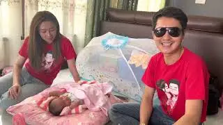 น้องแอน มาผูกแขนน้องของขวัญจ้า แม่แตน