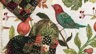 Easy fabric woven heart tutorial #roxysjournalofstitchery weaving