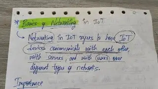 BASICS of NETWORKING in IoT EXPLAINED ✅ #IoT 