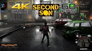 PS5 inFAMOUS Second Son Story mode (4k 60fps HDR Gameplay)