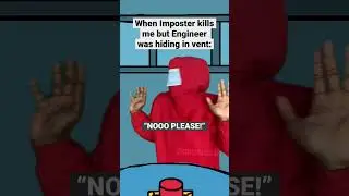 When The Imposter in Among Us gets caught by Engineer 🕹