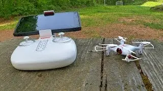 Syma X20w Spy-Copter - RC Quadcopter mit WiFi Kamera von FM-Electrics.de // Test & Flug