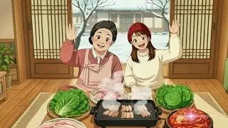 On the First Snowy Day, We Make Kimchi &mdash; Love&rsquo;s Flavor to Warm a Bitter Winter | Ghibli-Style Video
