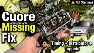 Daihatsu Cuore Engine Missing Fix | Timing Belt Marks, Distributor Timing & Tappet Clearance Guide