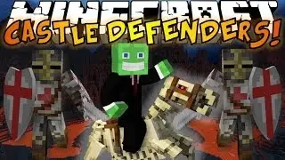 Minecraft: CASTLE DEFENDERS - Fun Castle Siege Mini Game!